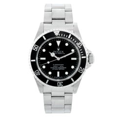 Vintage Rolex Submariner Men's Stainless Steel Watch 'no-date' 14060