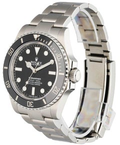 Rolex Submariner No Date 124060 Men's Watch Box & Papers