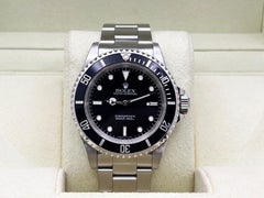 Rolex Submariner No Date 14060 40mm Schwarzes Zifferblatt Edelstahl Box