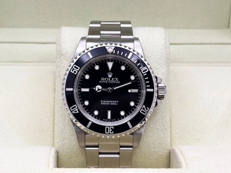 Rolex Submariner Sin Fecha 14060 40mm Esfera Negra Caja Acero