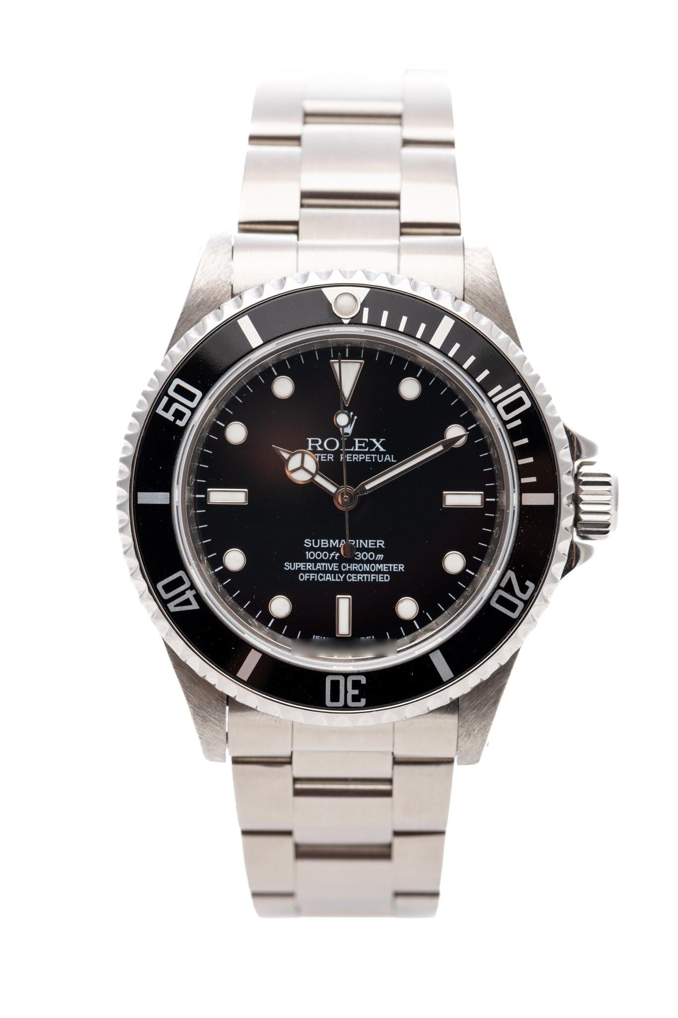 Rolex Submariner No Date 40 Oyster Steel Black Dial Automatic Ref: 14060M 1