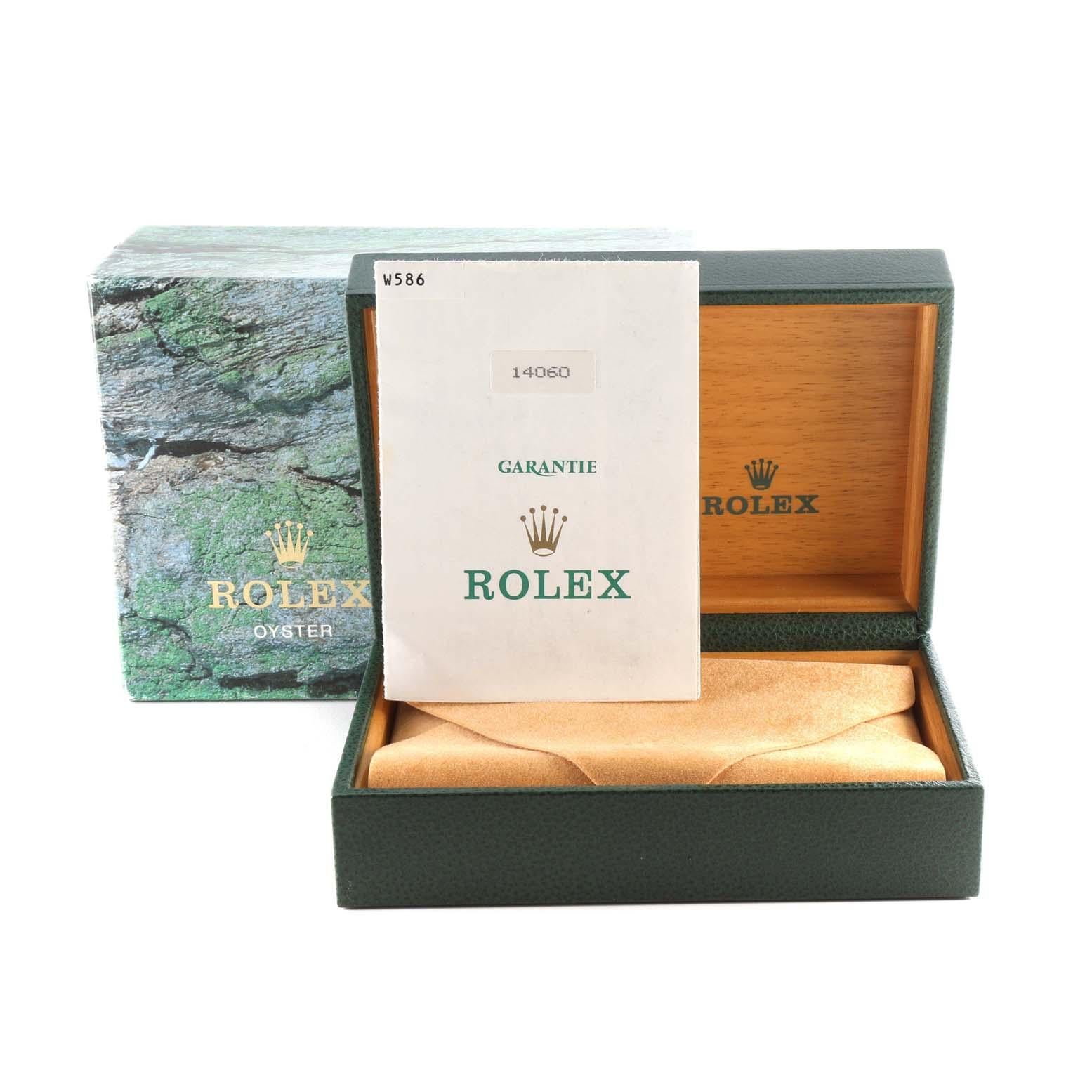 Rolex Submariner No Date 40mm 2 Liner Steel Mens Watch 14060 Box Papers For Sale 7