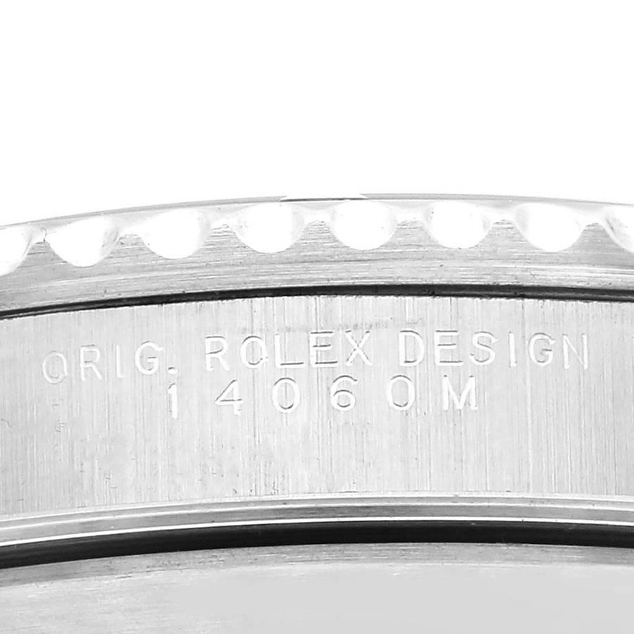 Rolex Submariner No Date 2 Liner Steel Mens Watch 14060 Box Papers In Excellent Condition In Atlanta, GA