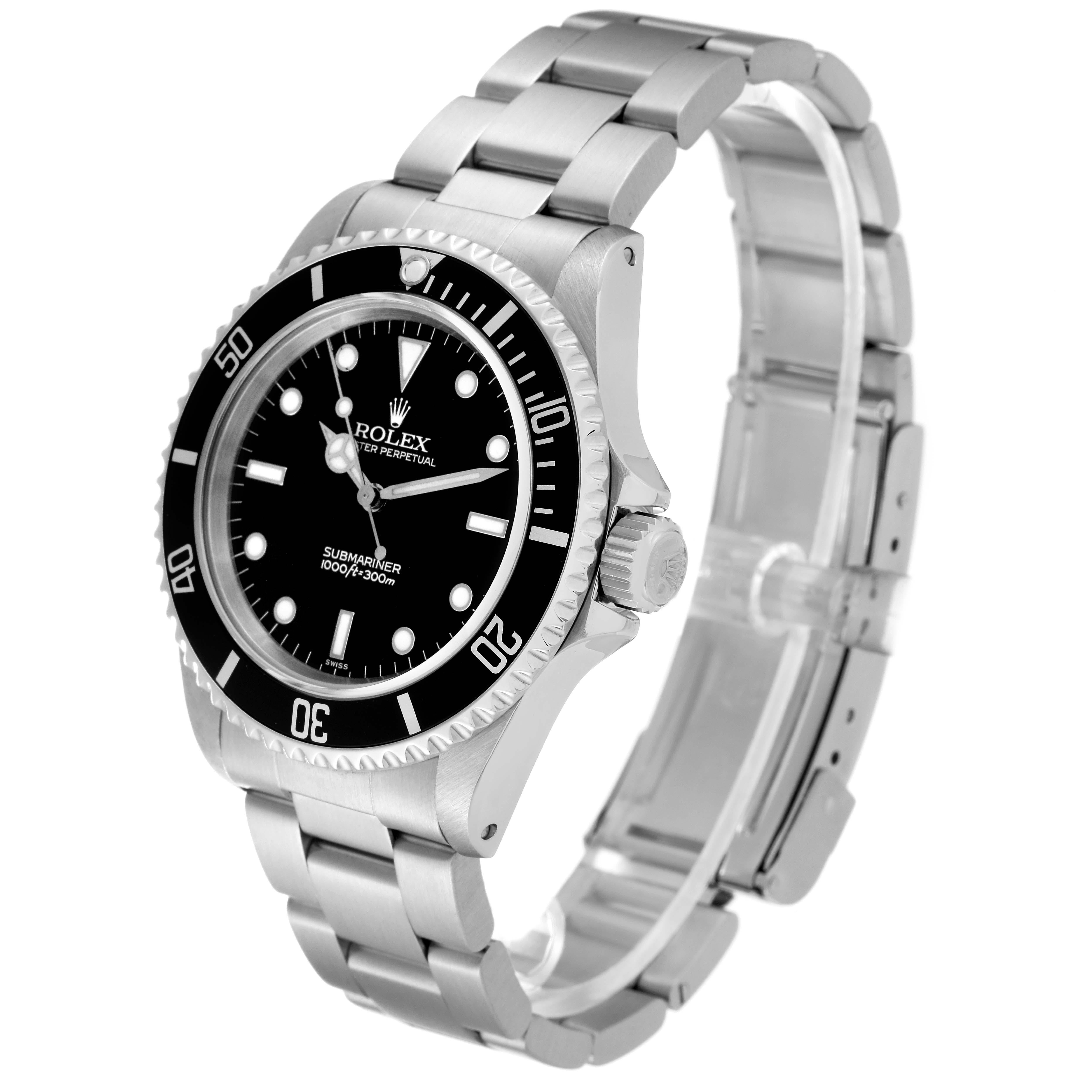 Rolex Submariner No Date 40mm 2 Liner Steel Mens Watch 14060 2