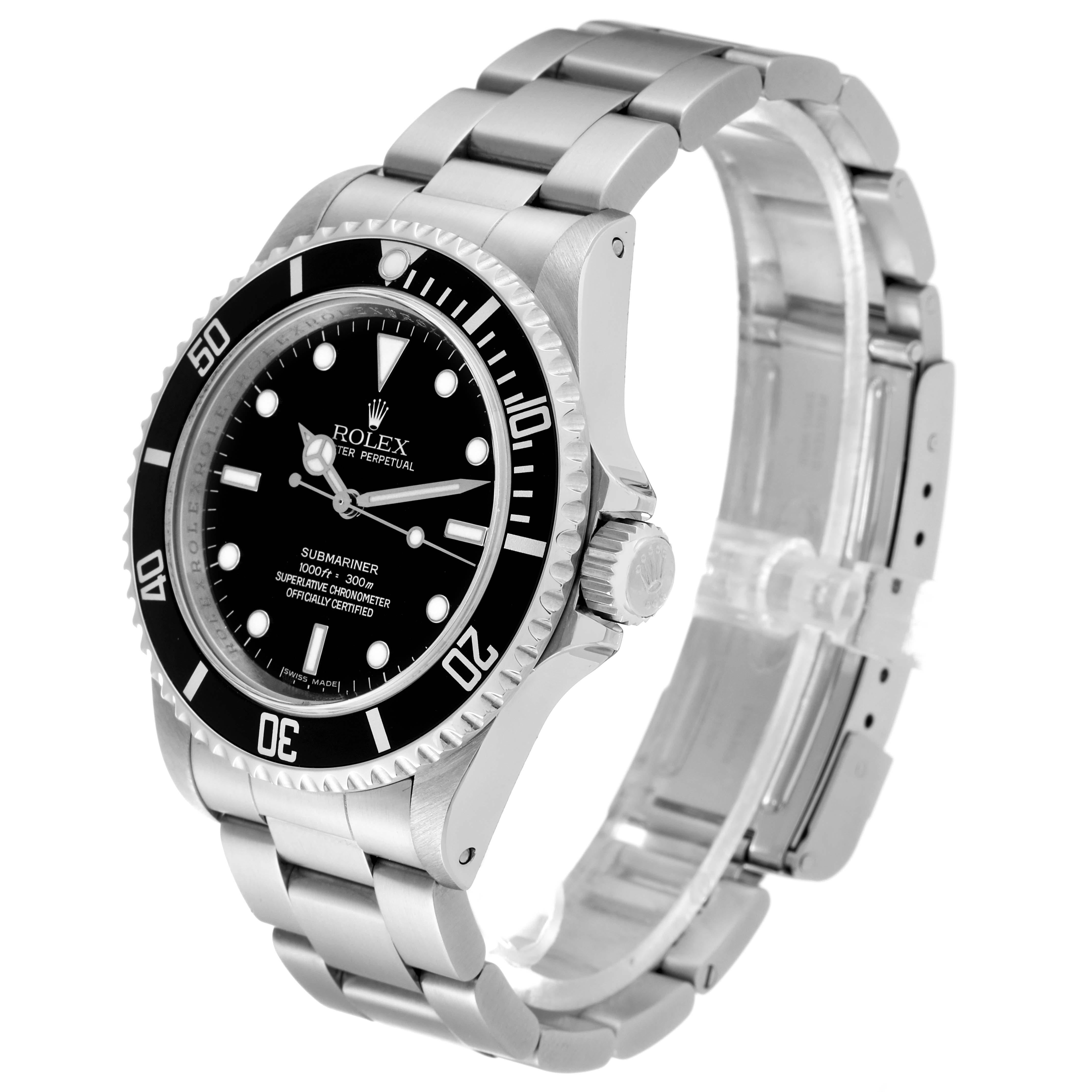 Rolex Submariner No Date 40mm 2 Liner Steel Mens Watch 14060 For Sale 5
