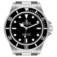 Rolex Submariner No Date 2 Liner Steel Mens Watch 14060