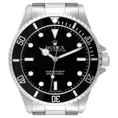 Rolex Submariner No Date 40mm 2 Liner Steel Mens Watch 14060