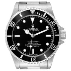 Rolex Submariner No Date 40mm 4 Liner Steel Mens Watch 14060 Box Card