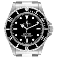 Rolex Submariner No Date 40mm 4 Liner Steel Mens Watch 14060 Box Card