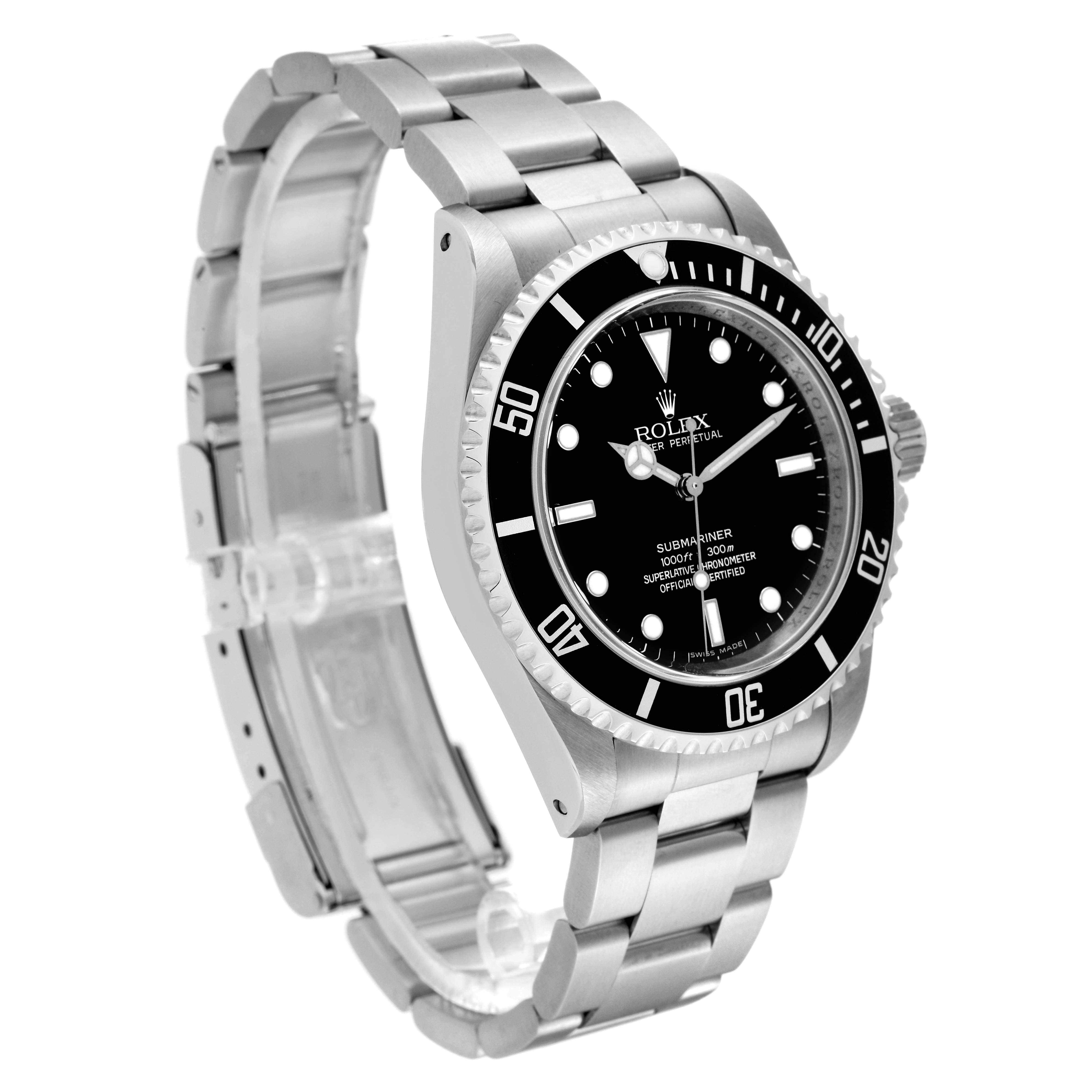 Rolex Submariner No Date 40mm 4 Liner Steel Mens Watch 14060 For Sale 5