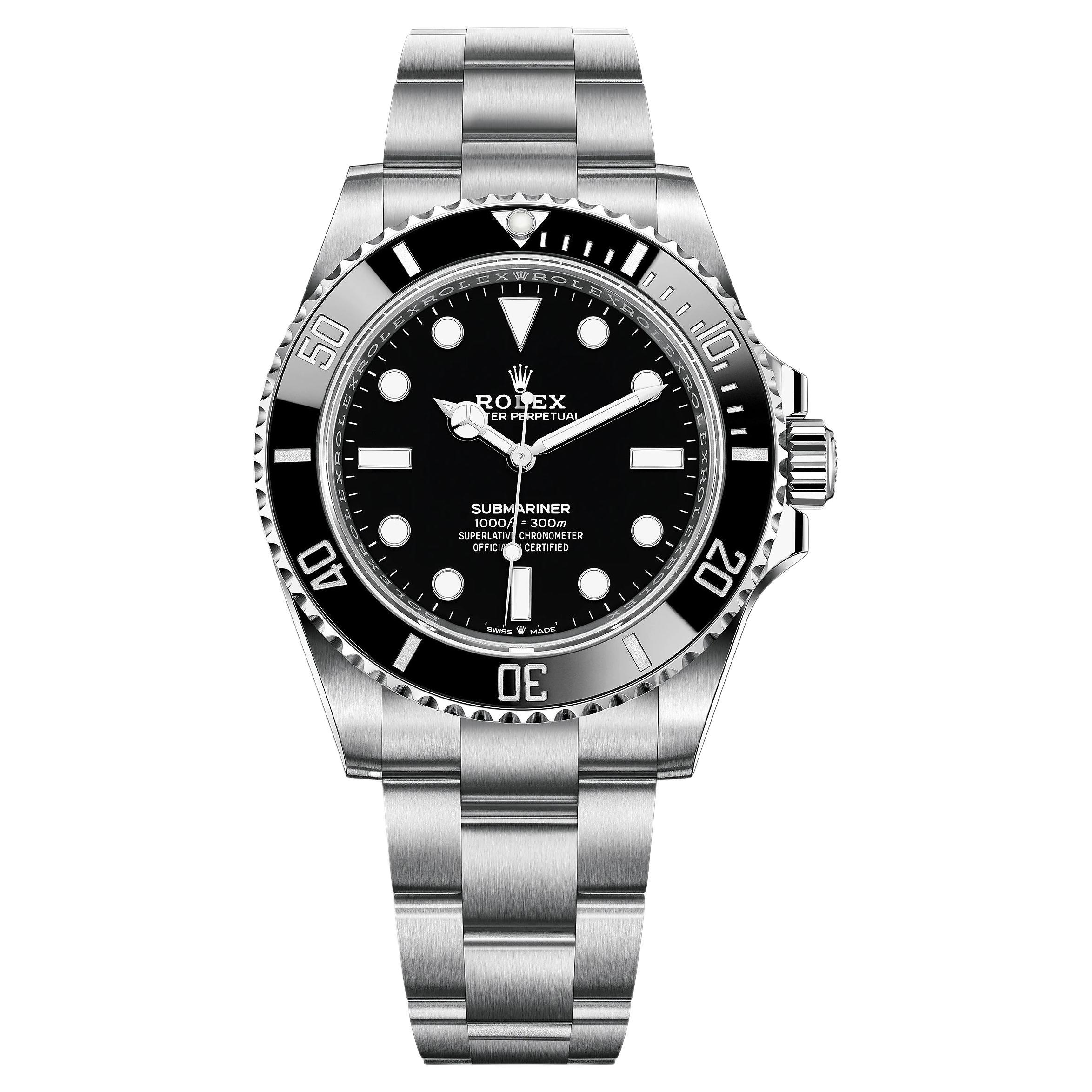 Rolex Submariner No Date, 2022, 124060, Unworn Watch, Complete For Sale