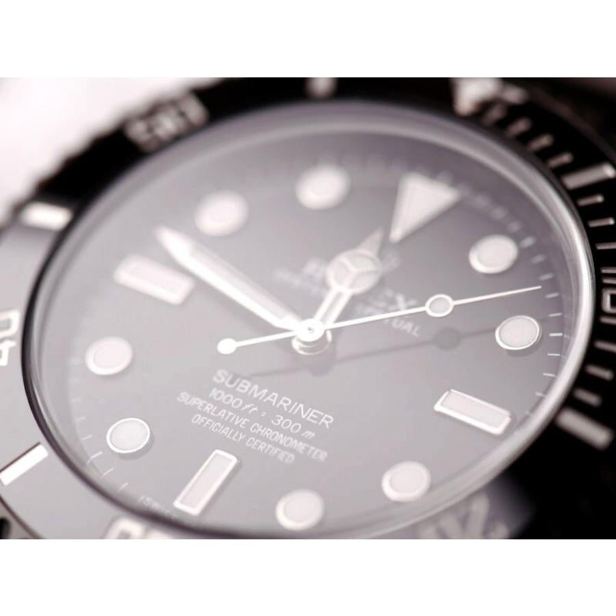 Montre Submariner en acier inoxydable revêtu PVD/DLC noire 114060 Neuf - En vente à New York, NY