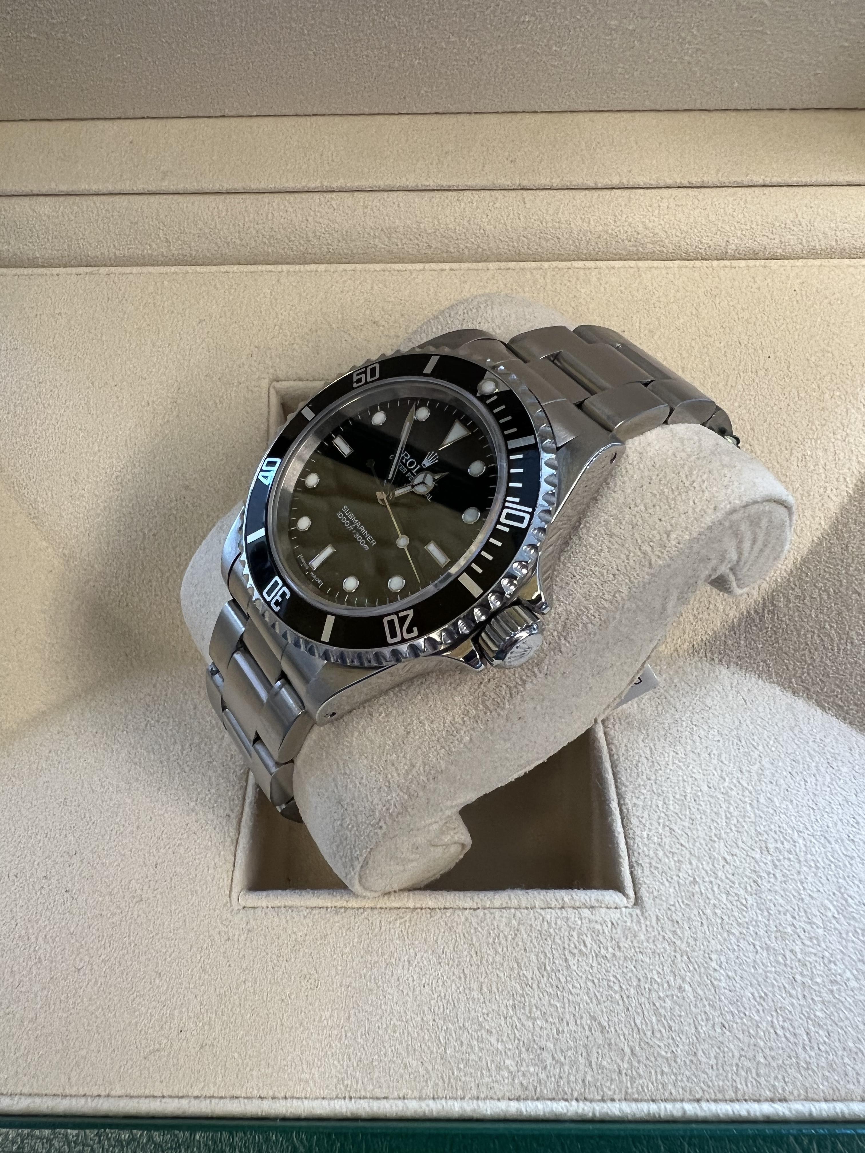 Contemporary Rolex Submariner (No Date) Certified 14060M For Sale