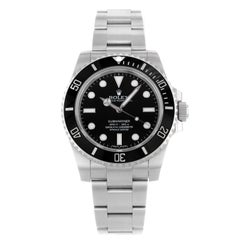 Rolex Submariner No Date Stainless Steel Black Dial Automatic Men's Watch 114060