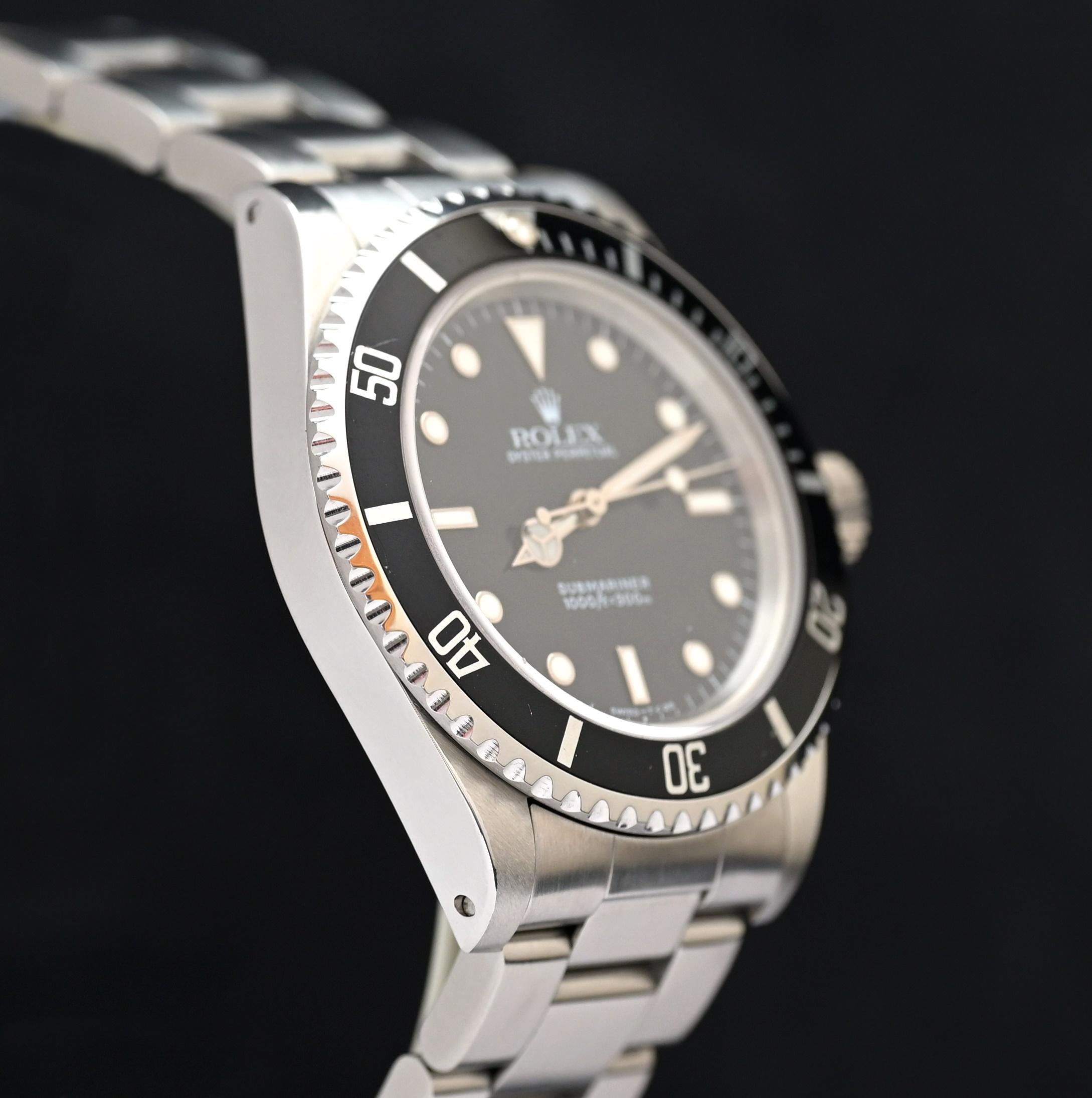 Femenino o masculino Rolex Submariner Sin Fecha Acero 14060 Reloj Automático 1997