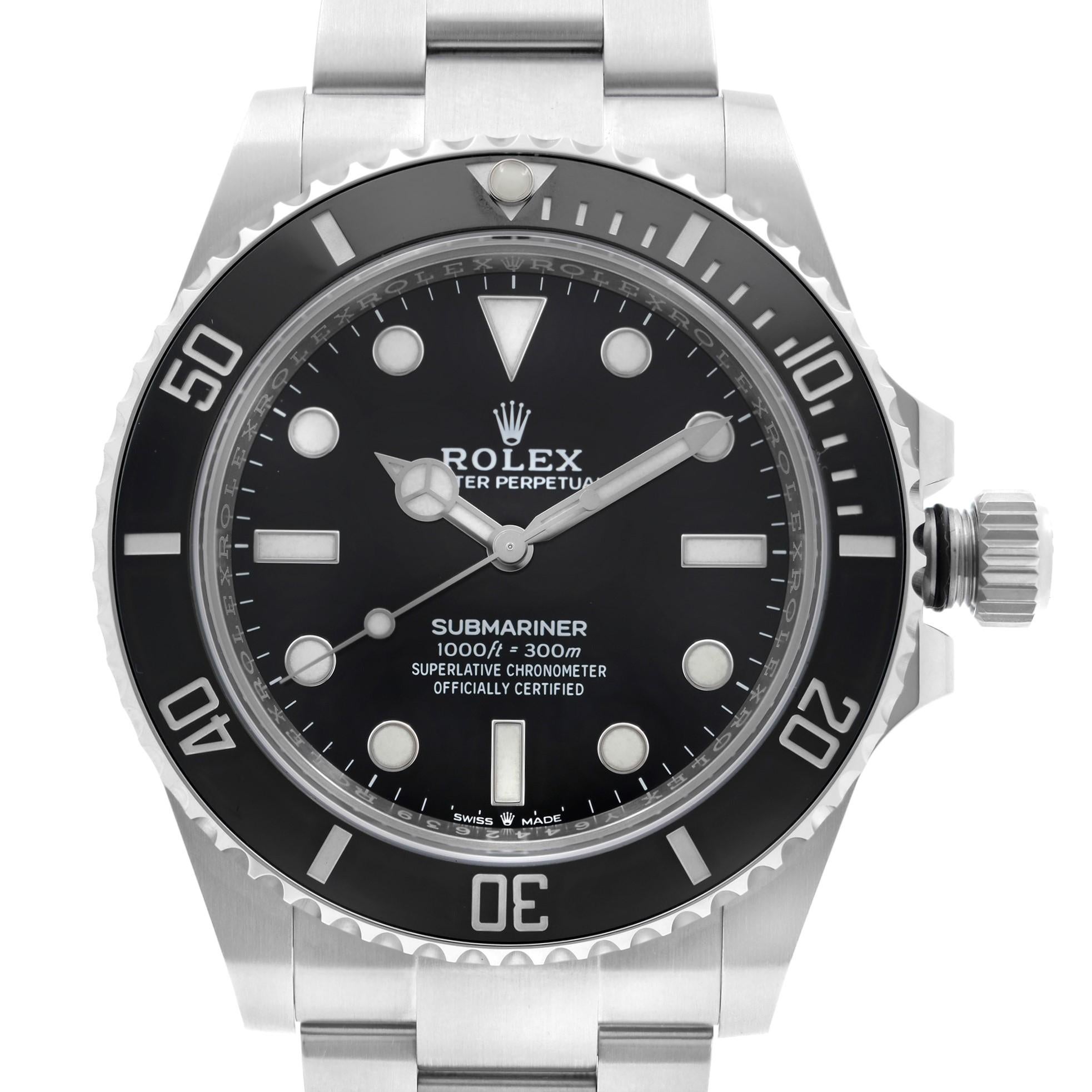 Pre-owned in excellent condition. Original Box and Papers are Included. Covered by 3-year Chronostore Warranty. 

Details:
Brand Rolex
Department Men
Model Number 124060BKSO
Country/Region of Manufacture Switzerland
Model Rolex Submariner