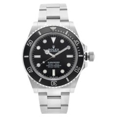Rolex Submariner No Date Steel Black Dial Automatic Montre pour hommes 124060BKSO