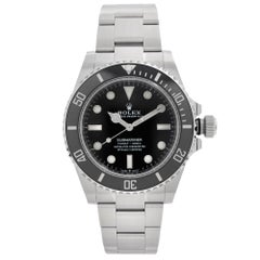 Rolex Submariner No Date Steel Ceramic Black Dial Automatic Watch 124060