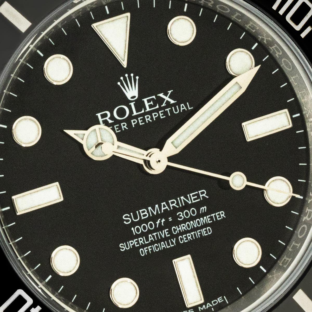Rolex Submariner Non-Date 114060 In Excellent Condition For Sale In London, GB