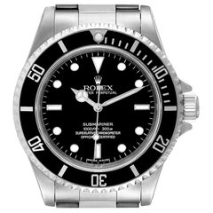 Rolex Submariner Non-Date 2 Liner Steel Mens Watch 14060 Box Papers