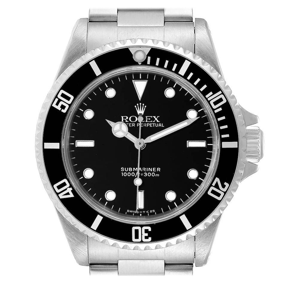 Rolex Submariner Non-Date 2 Liner Steel Steel Mens Watch 14060