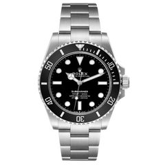 Rolex Submariner Non-Date Orologio da Uomo in Acciaio con Lunetta in Ceramica 124060 Scheda Scatola