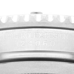 Rolex Submariner Non-Date Orologio da Uomo in Acciaio con Lunetta in Ceramica 124060 Scheda Scatola