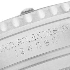 Rolex Submariner Non-Date Orologio da Uomo in Acciaio con Lunetta in Ceramica 124060 Scheda Scatola