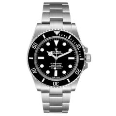 Rolex Submariner Non-Date Ceramic Bezel Steel Mens Watch 124060 Unworn
