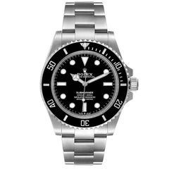 Rolex Submariner Non-Date Ceramic Bezel Steel Mens Watch 124060 Unworn