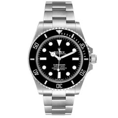 Rolex Submariner Non-Date Ceramic Bezel Steel Mens Watch 124060 Unworn