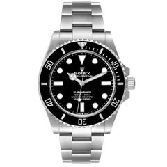 Rolex Submariner Non-Date Ceramic Bezel Steel Mens Watch 124060 Unworn