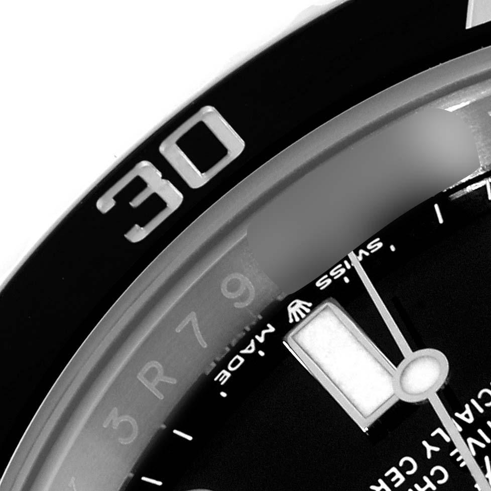 Rolex Montre Submariner en acier avec lunette en céramique non-date pour hommes 124060, non portée 2