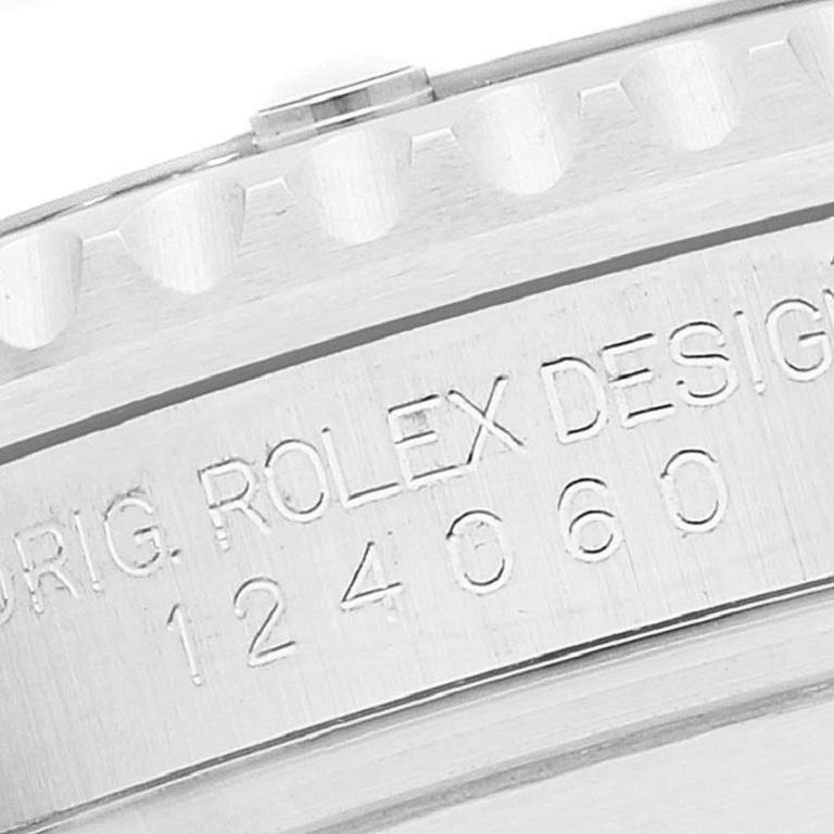 Rolex Montre Submariner en acier avec lunette en céramique non-date pour hommes 124060, non portée 3