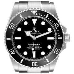Rolex Submariner Non-Date Ceramic Bezel Steel Mens Watch 124060 Unworn