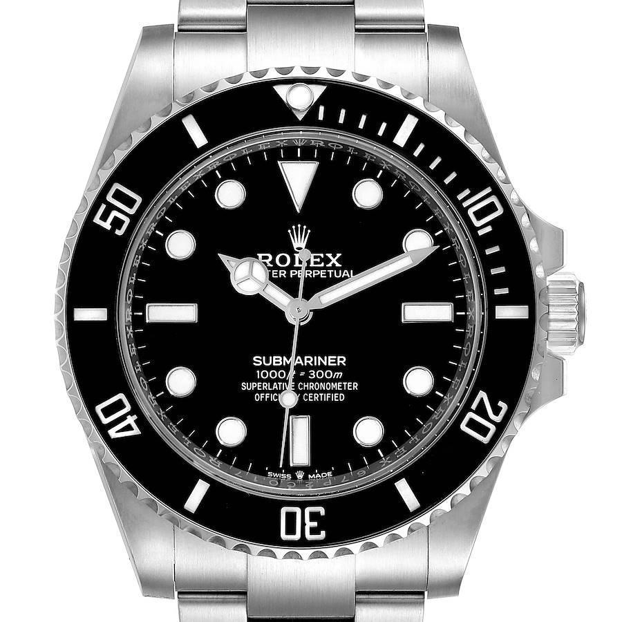 Rolex Submariner Non-Date Ceramic Bezel Steel Mens Watch 124060 Unworn For Sale