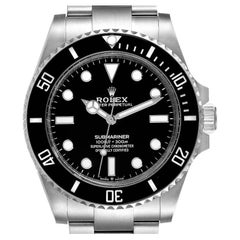 Rolex Submariner Non-Date Ceramic Bezel Steel Mens Watch 124060 Unworn