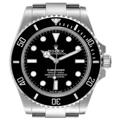 Rolex Submariner Non-Date Ceramic Bezel Steel Mens Watch 124060 Unworn