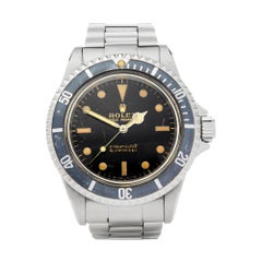 Rolex Submariner Non Date Gilt Gloss Meters First Stainless Steel 5513