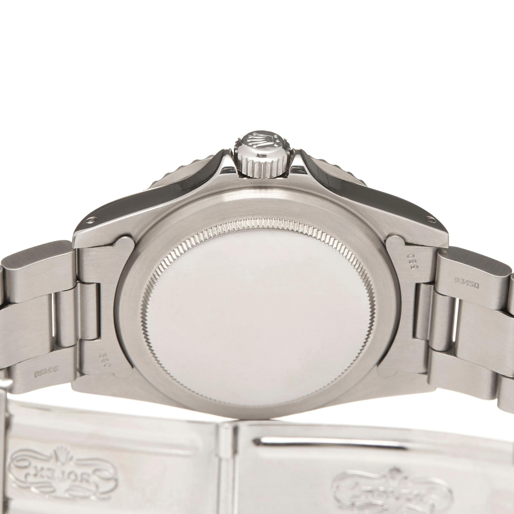 Rolex Submariner Non Date Stainless Steel 5513 Wristwatch 2