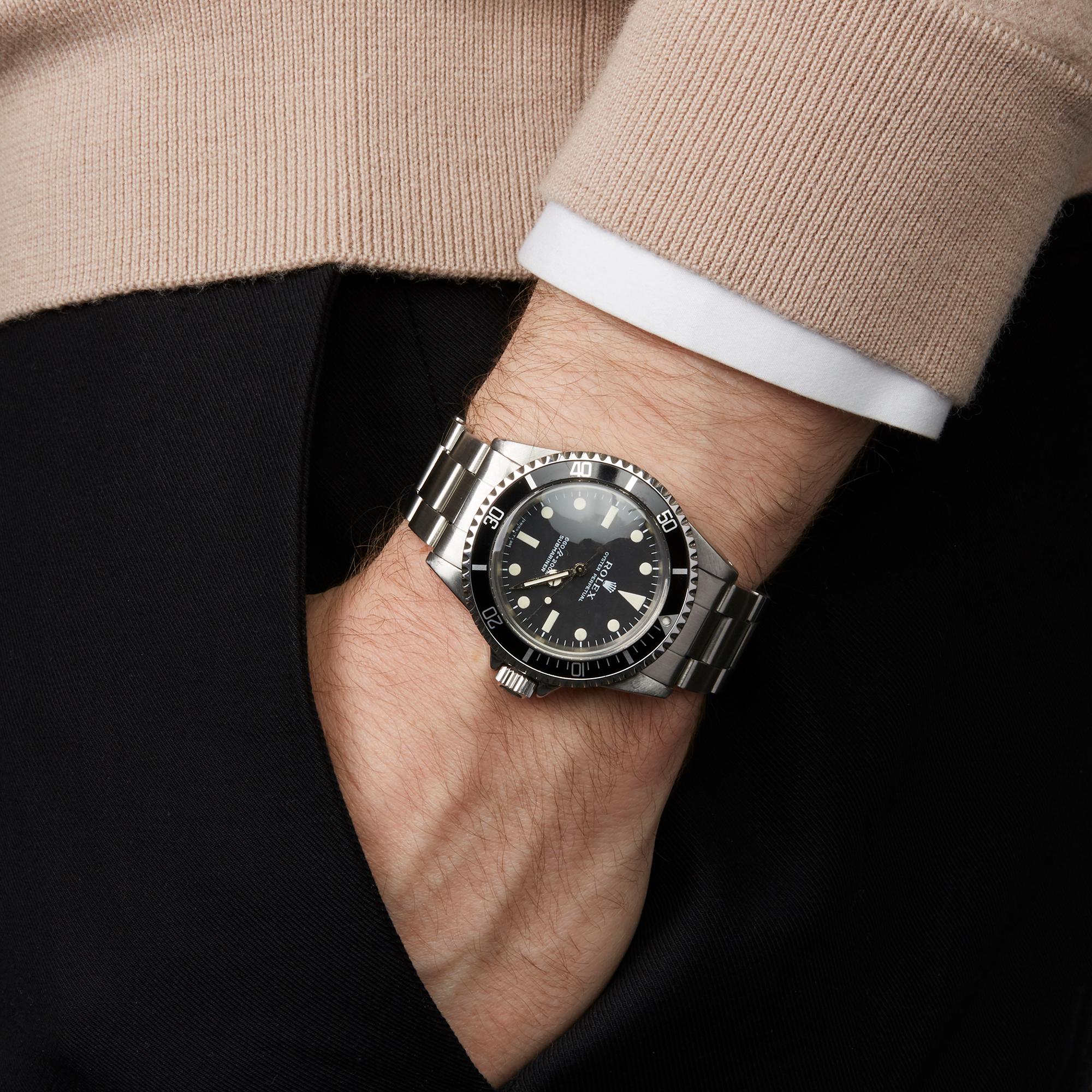 Rolex Submariner Non Date Stainless Steel Wristwatch 8