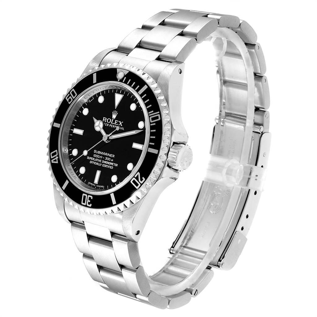 Men's Rolex Submariner Non-Date Steel Men’s Watch 14060 Box Card For Sale