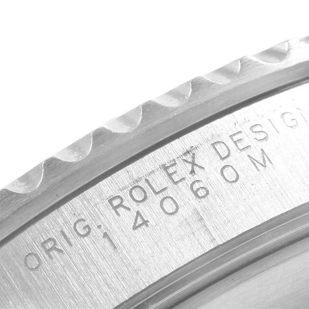 Rolex Submariner Non-Date Steel Men’s Watch 14060 Box Card For Sale 3
