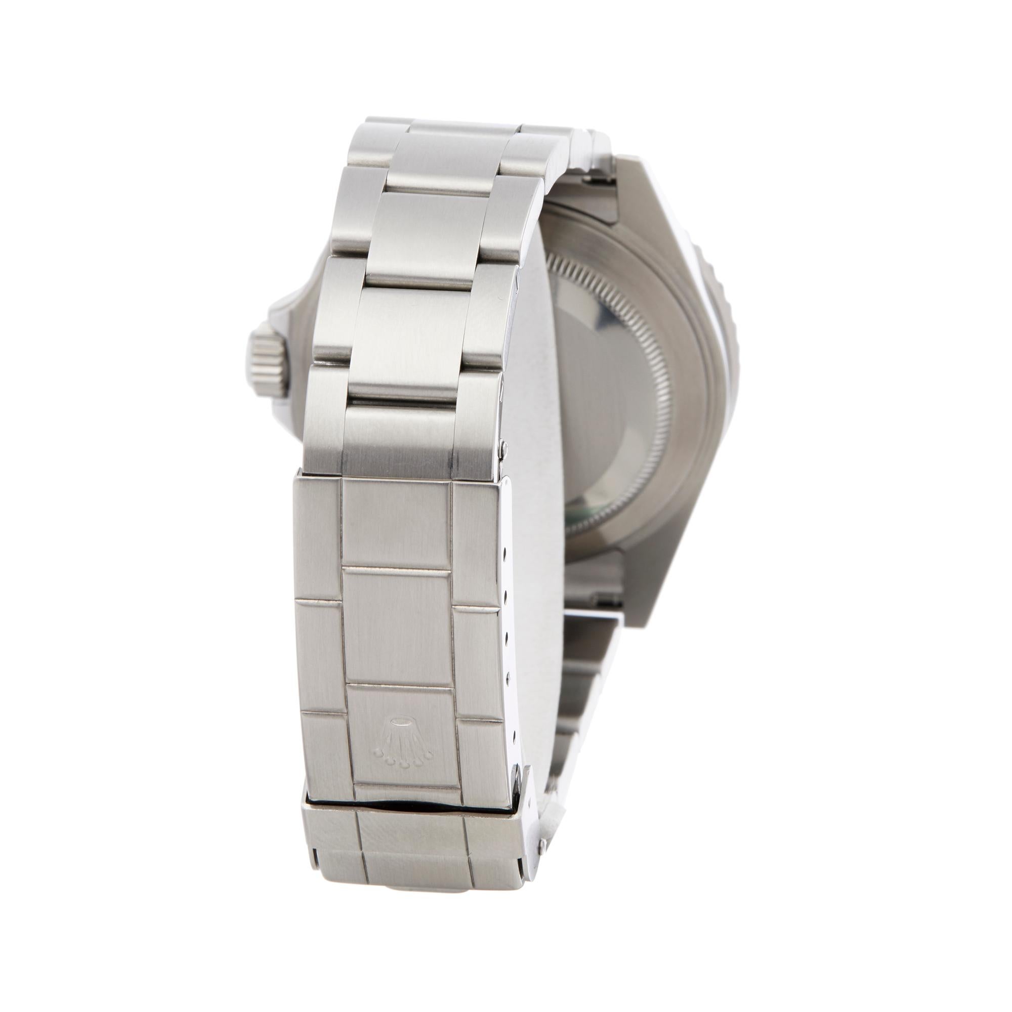 Men's Rolex Submariner Nos Stainless Steel 16610 Wristwatch