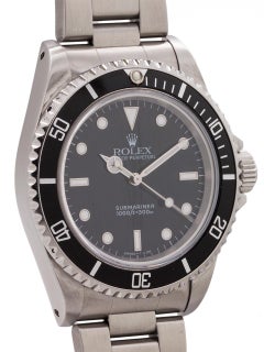 Rolex Submariner Ref 14060 Stainless Steel circa 1998 Box and Papers