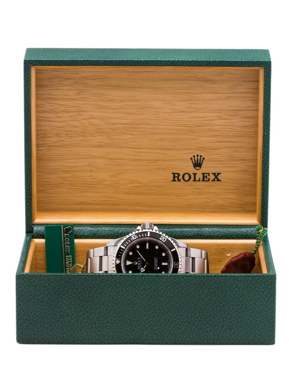 Rolex Submariner Ref 14060 Stainless Steel circa 1998 Box and Papers 1