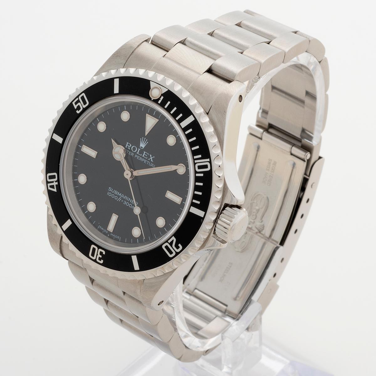 Rolex Submariner Ref 14060M alias 'Submariner No Date':: Komplettset:: herausragend für Damen oder Herren