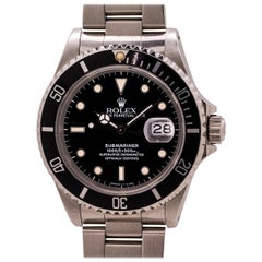 Vintage Rolex Submariner Ref 16610 Tropical Tritium, circa 1990