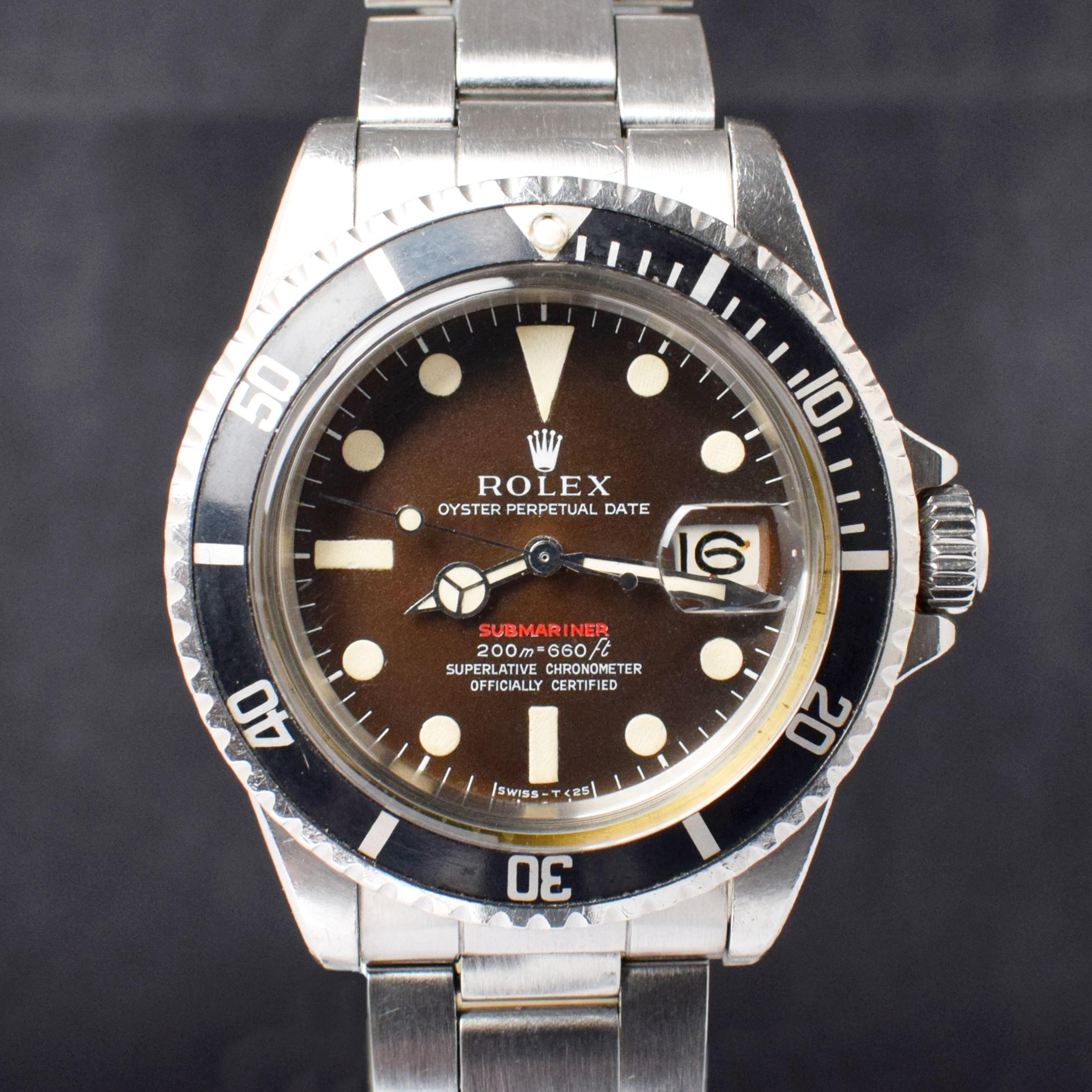 rolex submariner brown