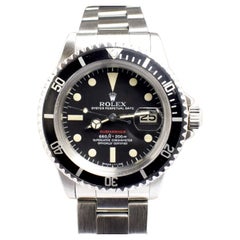 Rolex Submariner Single Red MK V 1680 Steel Automatic Watch, 1972